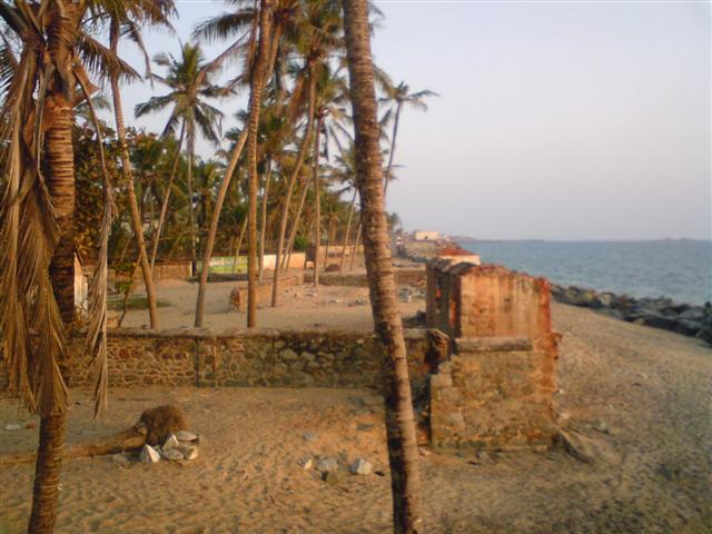 Top view of beach from Red Building